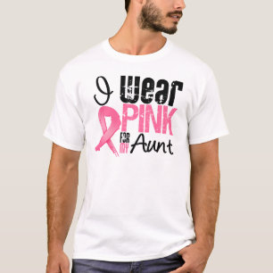 T-shirt Ruban rose d'usage du cancer du sein I pour ma