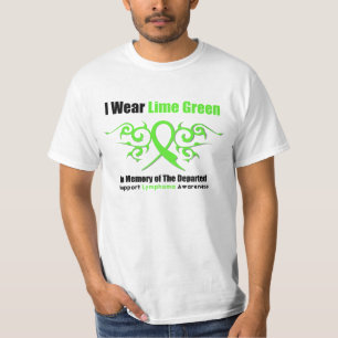 T-shirt Ruban tribal de lymphome pour parti