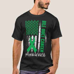 T-shirt Ruban Vert Kelly de Sensibilisation au Cancer des