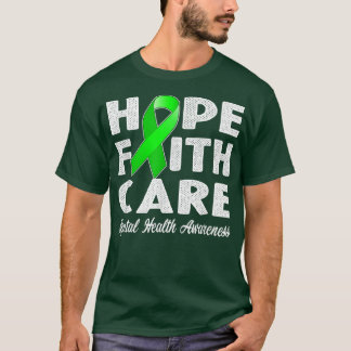 T-shirt Ruban Vert Pour La Santé Mentale1511 657