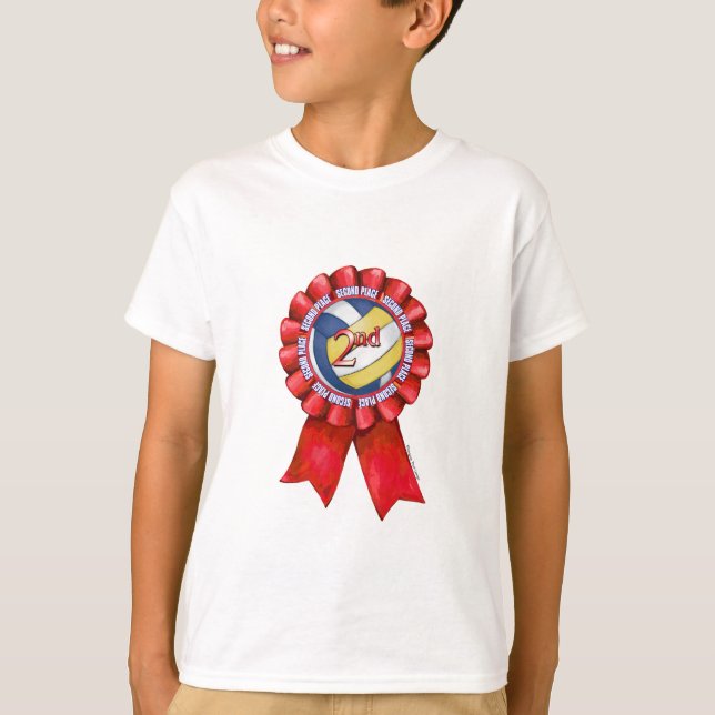 T-shirt Rubans de volleyball 2e (Devant)