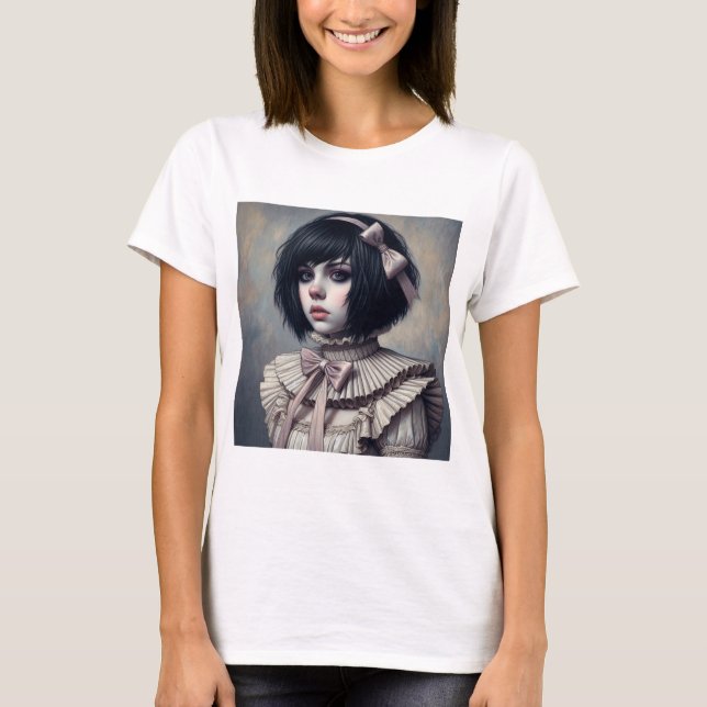 T-shirt Rubans et rubans Emo (Devant)