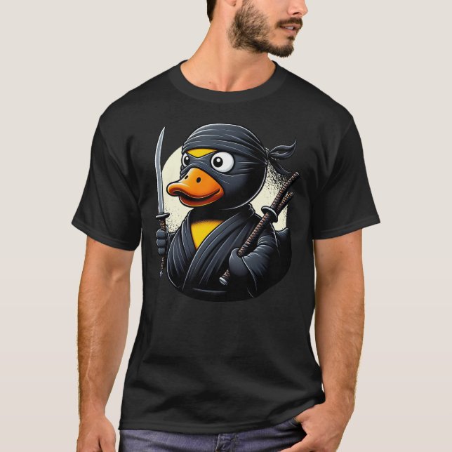 T-shirt Rubber Duck Ninja (Devant)
