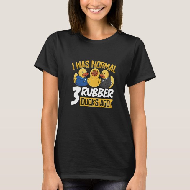T-shirt Rubber Duck Rubber Ducks Duck  Bathroom Bubble (Devant)
