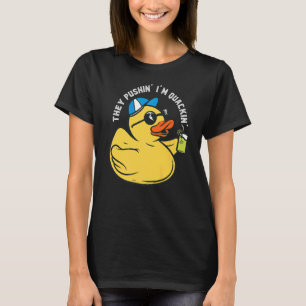 T-shirt Rubber Duck Summer Party Duck Pushin' Quackin' Duc