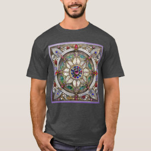 T-shirt Ruby, Amethyst, Sapphire et Pearl Mandala