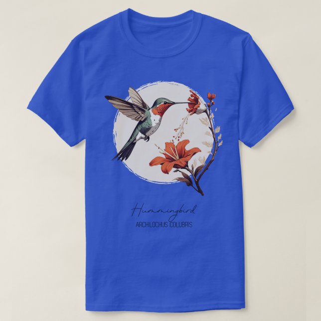 T-shirt Ruby gorge Hummingbird petit colibri Archil (Design devant)
