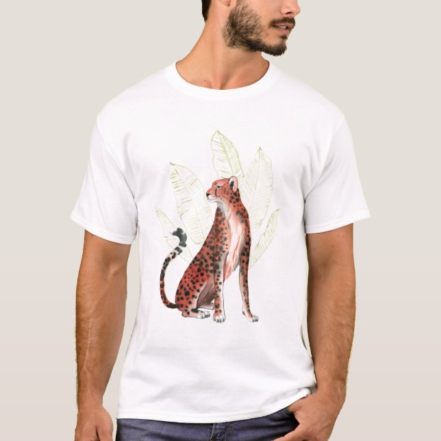 T-shirt Ruby Runner Leopard (Devant)