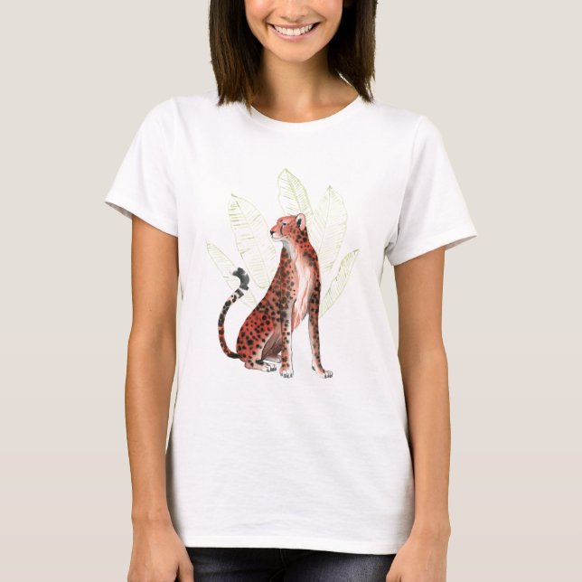 T-shirt Ruby Runner Leopard (Devant)
