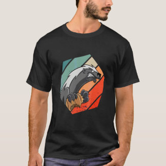 T-shirt Ruche de gardien de zoo Rétro Hexa Gardien de zoo