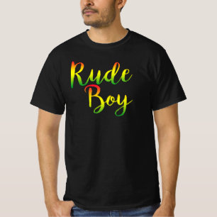 T-shirt Rude Boy - Good Vibes, Rasta Reggae Racines Tee
