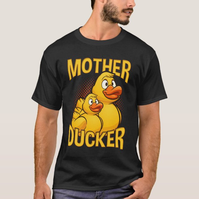 T-shirt Rude de canard en caoutchouc et tourteau de sarcas (Devant)