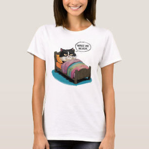 T-shirt Rude Morning Cat
