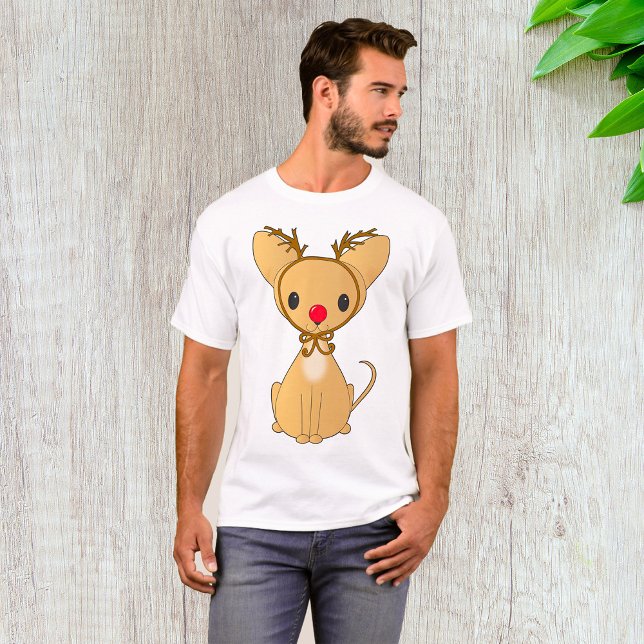 T-shirt Rudolf Chihuahua (Créateur téléchargé)
