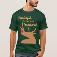 T-shirt Rudolph au nez rouge Kyptoceras