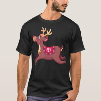 T-shirt Rudolph Le Renne À Nez Rouge