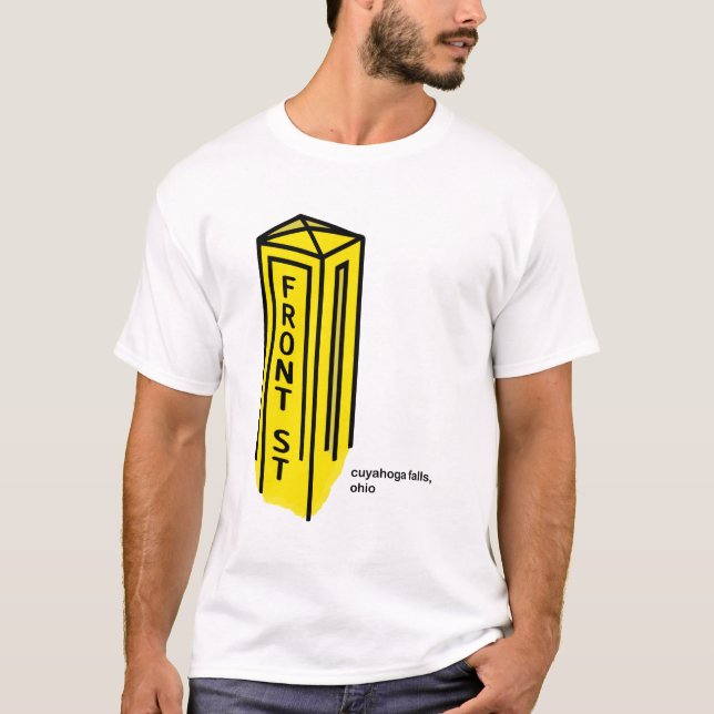 T-shirt Rue avant - automnes de Cuyahoga, Ohio S/S (Devant)