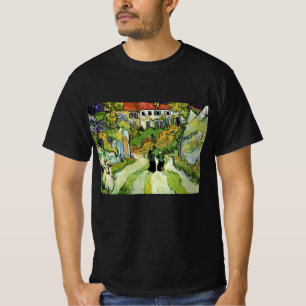 T-shirt Rue et escaliers du village d'Auvers, Figures