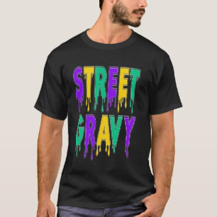 T-shirt Rue Gravy Drôle Bourbon St. Nouvelle-Orléans Bars