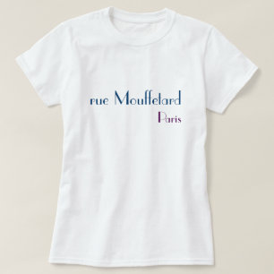 T-shirt Rue Mouffetard, Paris