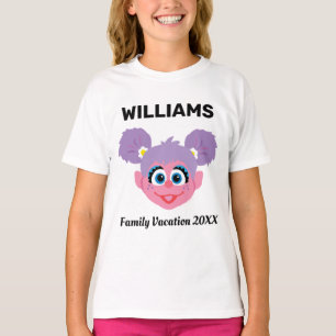 T-shirt Rue Sésame   Abby Cadabby Famille Vacances