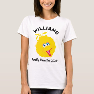 T-shirt Rue Sésame   Big Bird Famille Vacances