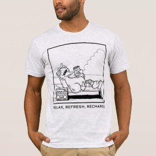 T-shirt Rue Sésame Big Bird Relax Refresh Recharge