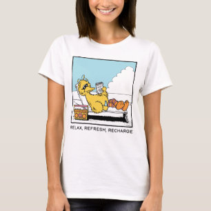 T-shirt Rue Sésame   Big Bird Relax Refresh Recharge