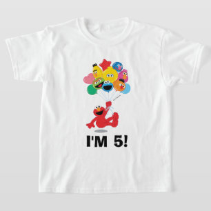 T-shirt Rue Sésame   Elmo et Pals - Ballons d'anniversaire
