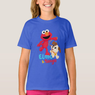 T-shirt Rue Sésame Elmo & Tango Running