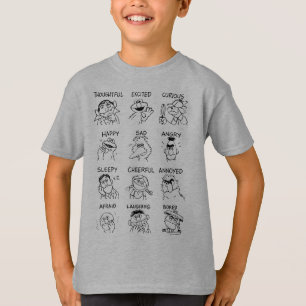 T-shirt Rue Sésame Émotions et sentiments
