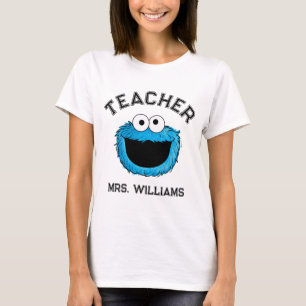 T-shirt Rue Sésame   Enseignant de Cookie Monster