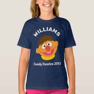T-shirt Rue Sésame   Ernie Famille Vacances