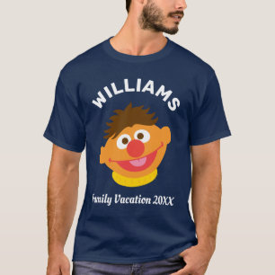 T-shirt Rue Sésame   Ernie Famille Vacances