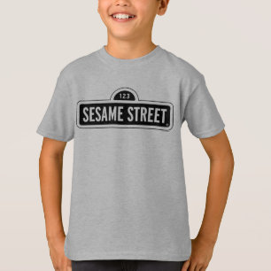 T-shirt Rue Sésame Logo B&W