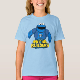 T-shirt Rue Sésame Méca Builders Cookie In Action