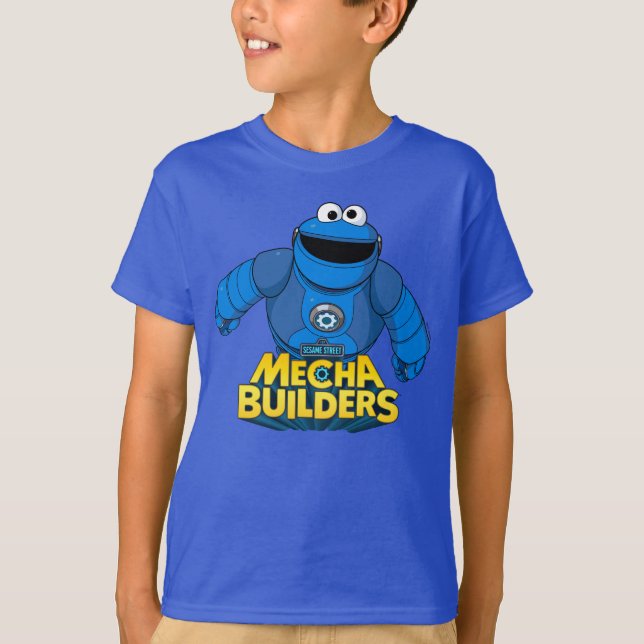 T-shirt Rue Sésame | Méca Builders Cookie In Action (Devant)