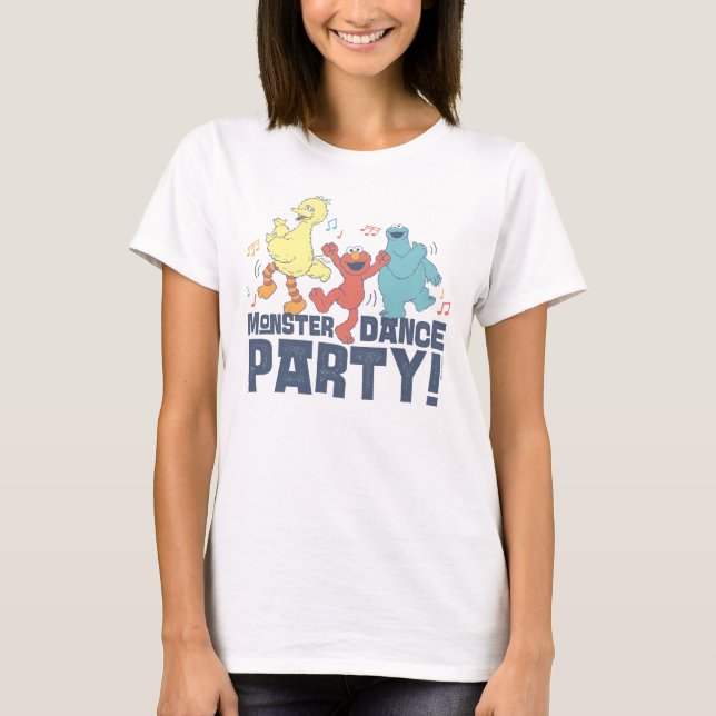 T-shirt Rue Sésame | Monster Dance Party (Devant)
