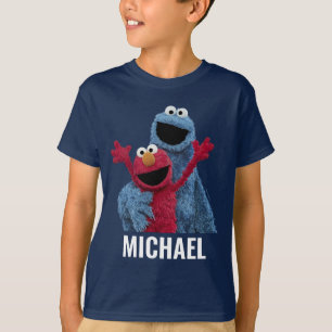 T-shirt Rue Sésame   Monstre Elmo & Cookie