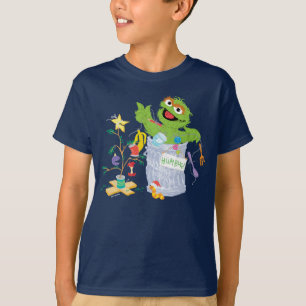 T-shirt Rue Sésame   Oscar - Arbre de Noël