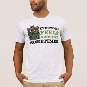 T-shirt Rue Sésame   Oscar le Grouch se sent Grouch