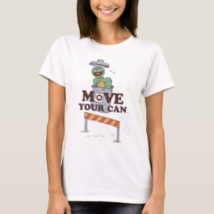 T-shirt Rue Sésame Oscar the Grouch Move Your Can