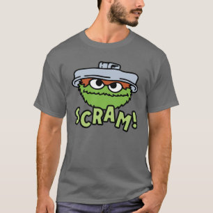 T-shirt Rue Sésame   Oscar the Grouch Scram!