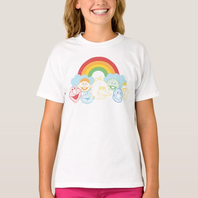 T-shirt Rue Sésame | Rainbow Graphic (Devant)