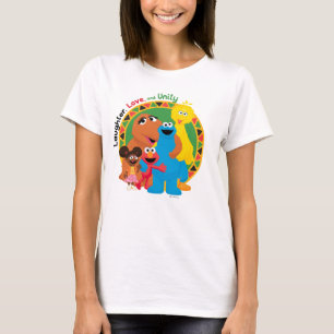 T-shirt Rue Sésame   Rire, amour et unité