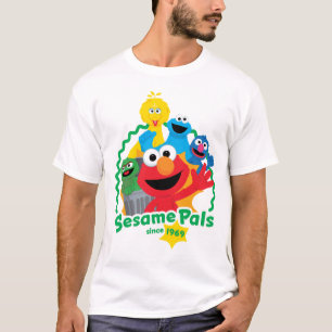 T-shirt Rue Sésame   Sesame Pals depuis 1969
