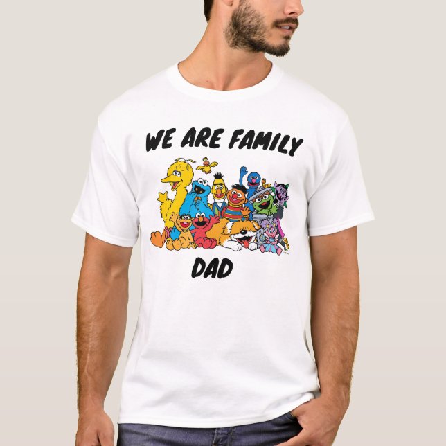 T-shirt Rue Sésame | Sesame Pals Nom de famille (Devant)