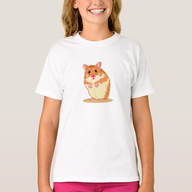 T-shirt Ruffle au hamster mand (Devant)