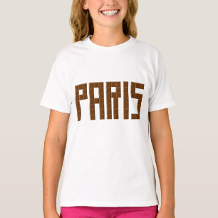 T-shirt Ruffle blanc  PARIS CHOCOLAT