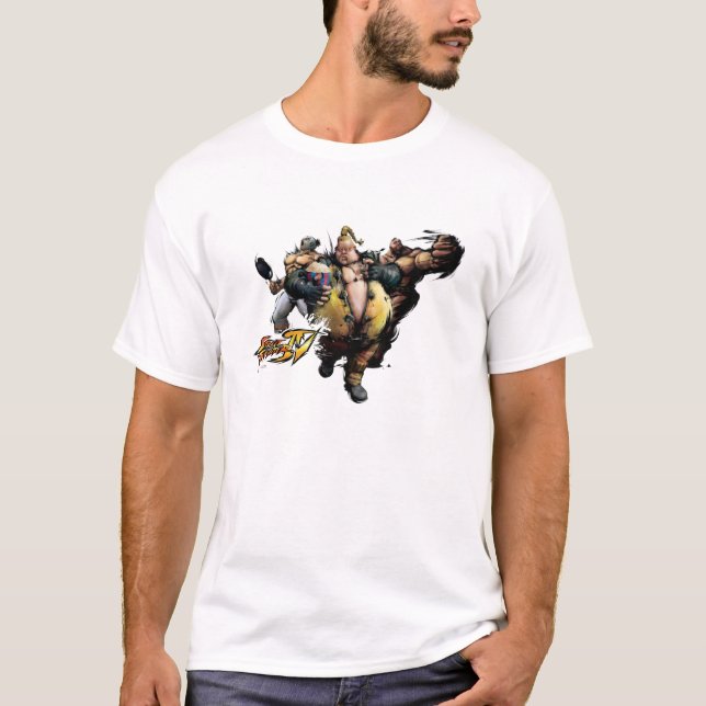 T-shirt Rufus, EL Fuerte et Zangief (Devant)